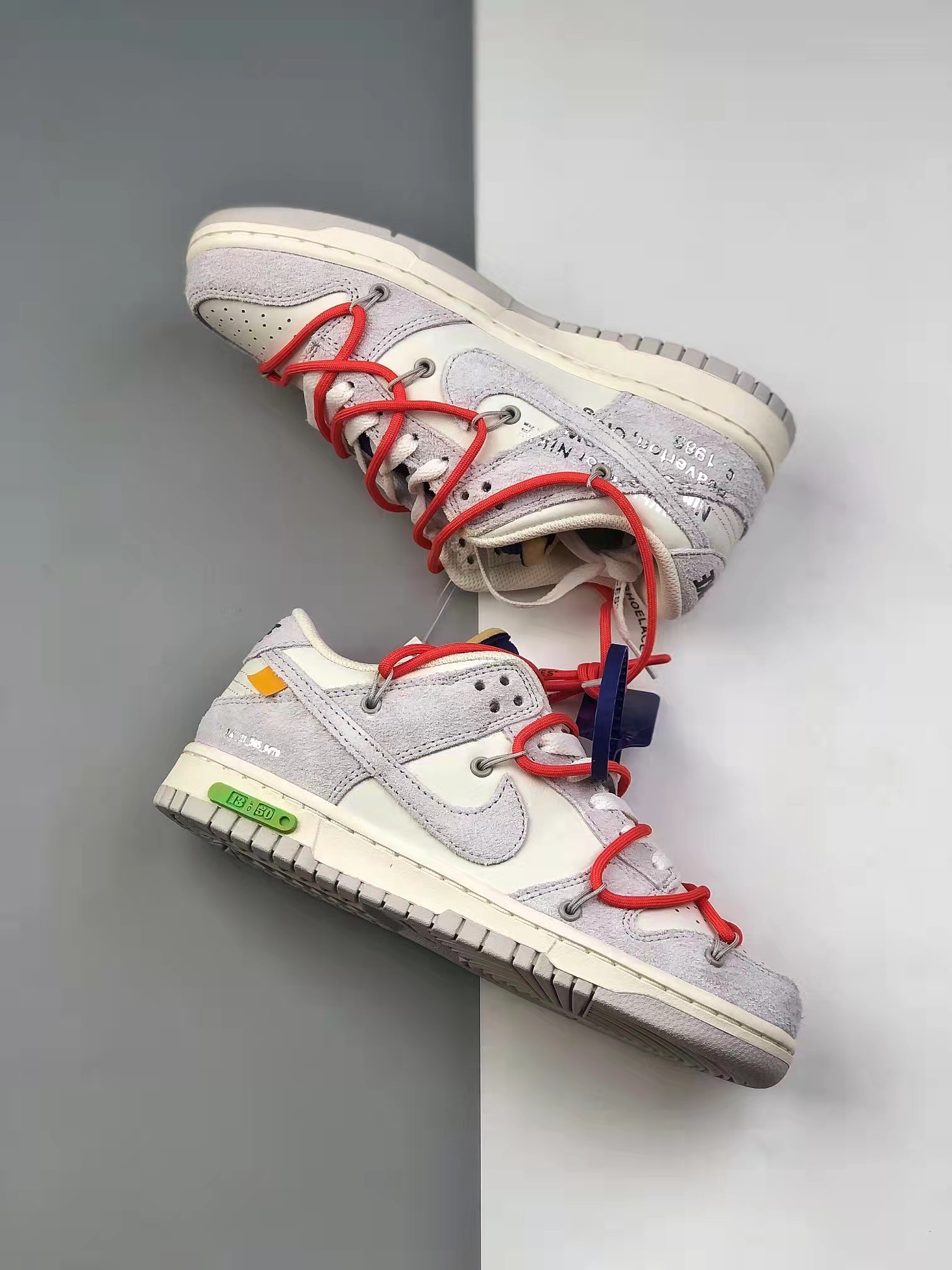 Nike Off-White x Dunk Low 'Lot 13 of 50' DJ0950-110: Exclusive Limited Edition Collaboration