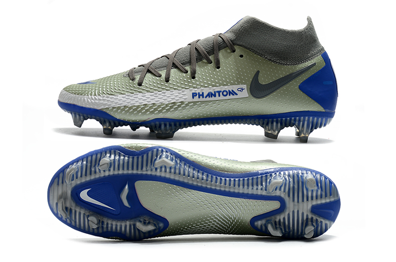 Nike Phantom GT Elite DF FG Silver Blue - Best Firm Ground Soccer Cleats Nike Phantom GT Elite DF FG Silver Blue - Best Firm Ground Soccer Cleats