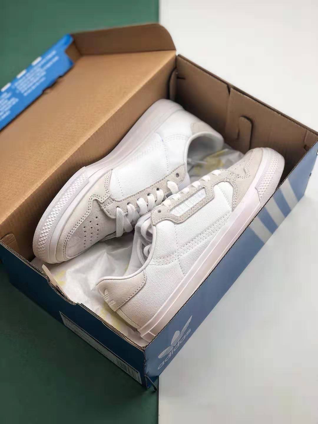 Adidas Continental Vulc Triple White EF3523 - Stylish and Versatile Sneakers