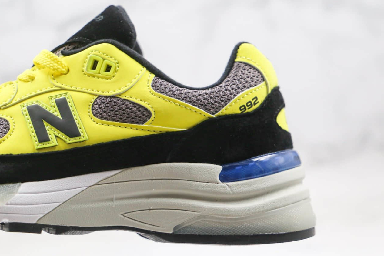 New Balance 992 Neon Yellow Navy M992AF - Premium Athletic Shoes