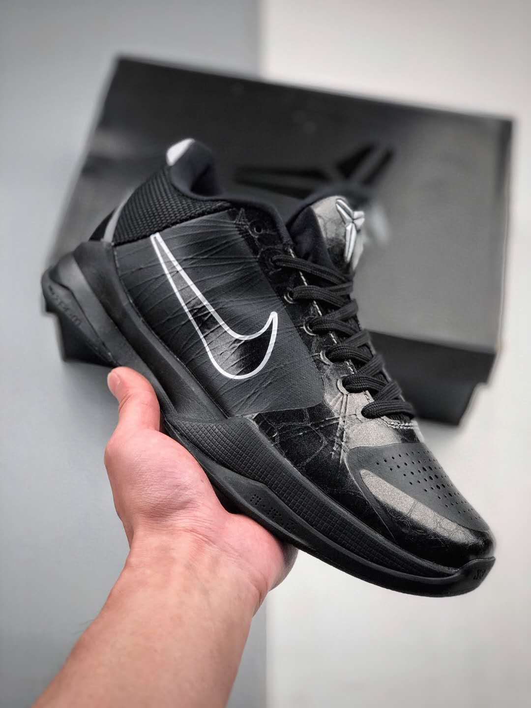 Nike Kobe 5 Triple Black CD4491-003 For Sale
